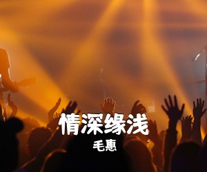 毛惠《情深缘浅简谱》