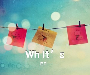 en《Wh It’s吉他谱》(C调)