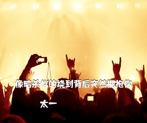 太一《像暗杀似的绕到背后突然拥抱你吉他谱》(G调)