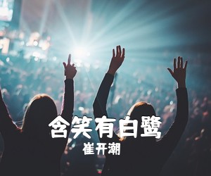 崔开潮《含笑有白鹭吉他谱》(C调)