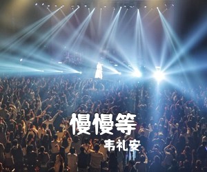 韦礼安《慢慢等吉他谱》(G调)