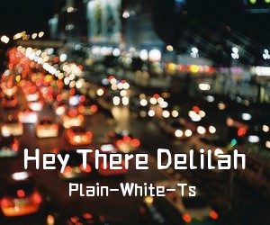 Plain-White-Ts《Hey There Delilah吉他谱》(C调)