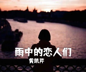 黄凯芹《雨中的恋人们吉他谱》(G调)