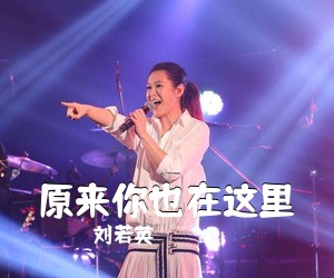 刘若英《原来你也在这里吉他谱》(C调)