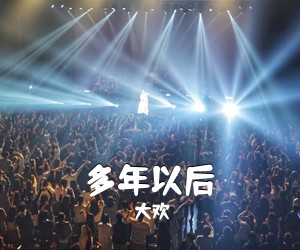大欢《多年以后吉他谱》(G调)
