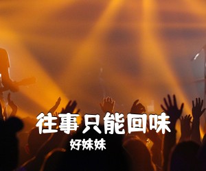 好妹妹《往事只能回味吉他谱》(G调)