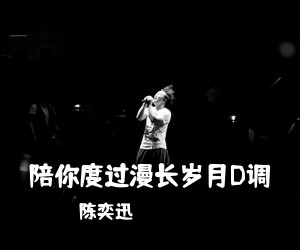 陈奕迅《陪你度过漫长岁月D调吉他谱》(D调)