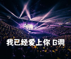 《我已经爱上你 G调吉他谱》(G调)
