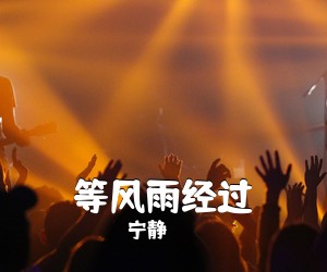宁静《等风雨经过吉他谱》(E调)