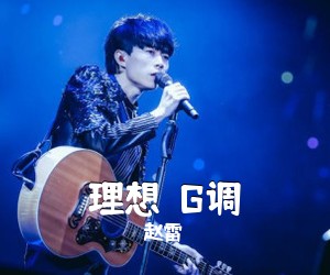 赵雷《理想  G调吉他谱》(G调)