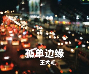 王大毛《孤单边缘吉他谱》(C调)