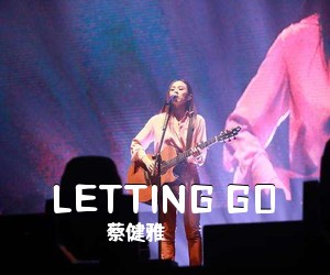 蔡健雅《LETTING GO吉他谱》(G调)