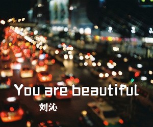 刘沁《You are beautiful吉他谱》(C调)