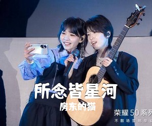 房东的猫《所念皆星河吉他谱》(C调)