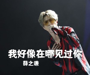 薛之谦《我好像在哪见过你吉他谱》