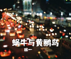 林一《蜗牛与黄鹂鸟吉他谱》