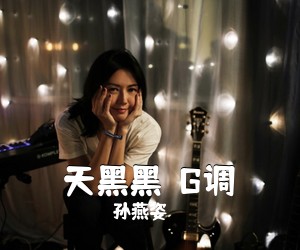 孙燕姿《天黑黑  G调吉他谱》(G调)