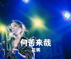 花粥《何苦来哉吉他谱》(C调)