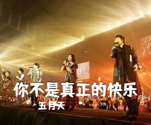 五月天《你不是真正的快乐吉他谱》(C调)