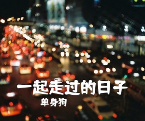 单身狗《一起走过的日子吉他谱》(G调)