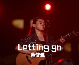 蔡健雅《Letting go吉他谱》