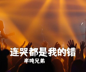 半吨兄弟《连哭都是我的错吉他谱》(C调)