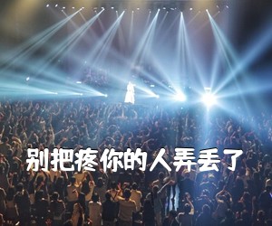 《别把疼你的人弄丢了吉他谱》(C调)