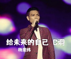 杨宗纬《给未来的自己  C调吉他谱》(C调)