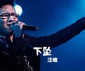 汪峰《下坠吉他谱》(G调)