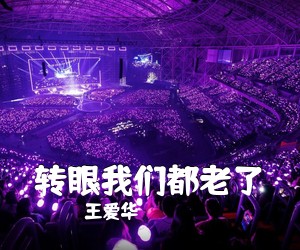 王爱华《转眼我们都老了简谱》