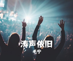 毛宁《涛声依旧吉他谱》(G调)