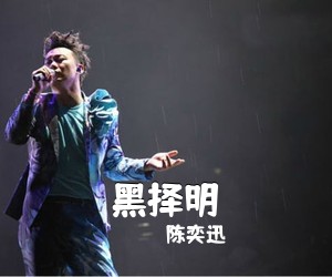 陈奕迅《黑择明吉他谱》(C调)