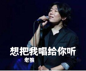 老狼《想把我唱给你听吉他谱》(C调)