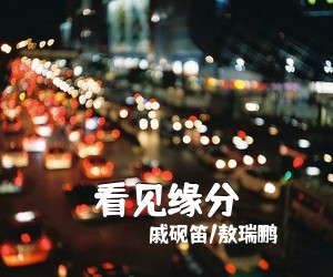 戚砚笛/敖瑞鹏《看见缘分简谱》