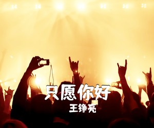 王铮亮《只愿你好吉他谱》(C调)