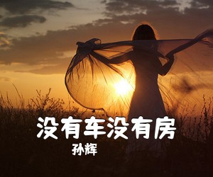孙辉《没有车没有房吉他谱》(D调)