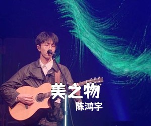 陈鸿宇《美之物吉他谱》(C调)