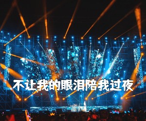 《不让我的眼泪陪我过夜吉他谱》(C调)