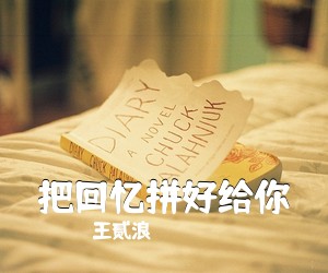 王贰浪《把回忆拼好给你吉他谱》(C调)