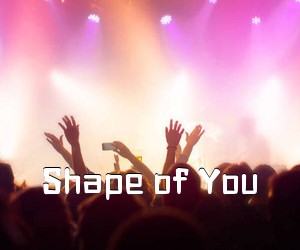 《Shape of You吉他谱》(C调)