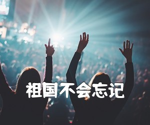 《祖国不会忘记简谱》