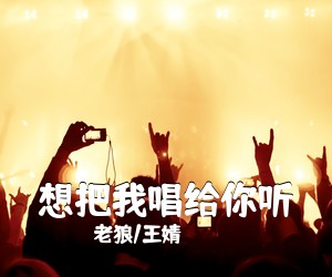 老狼/王婧《想把我唱给你听吉他谱》(G调)