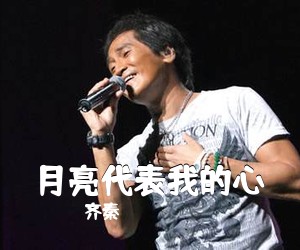齐秦《月亮代表我的心吉他谱》(G调)