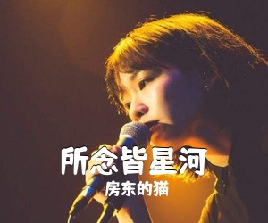 房东的猫《所念皆星河吉他谱》(C调)