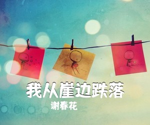 谢春花《我从崖边跌落吉他谱》(C调)