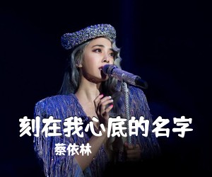蔡依林《刻在我心底的名字吉他谱》(C调)