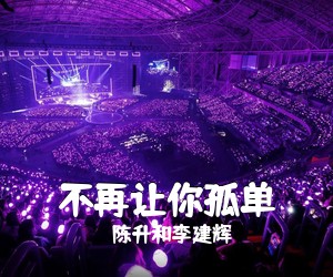 陈升和李建辉《不再让你孤单吉他谱》(C调)