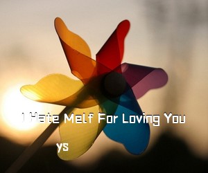 ys《I Hate Melf For Loving You吉他谱》