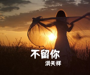 洪天祥《不留你吉他谱》