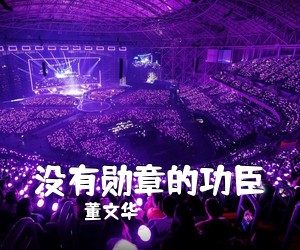 董文华《没有勋章的功臣简谱》